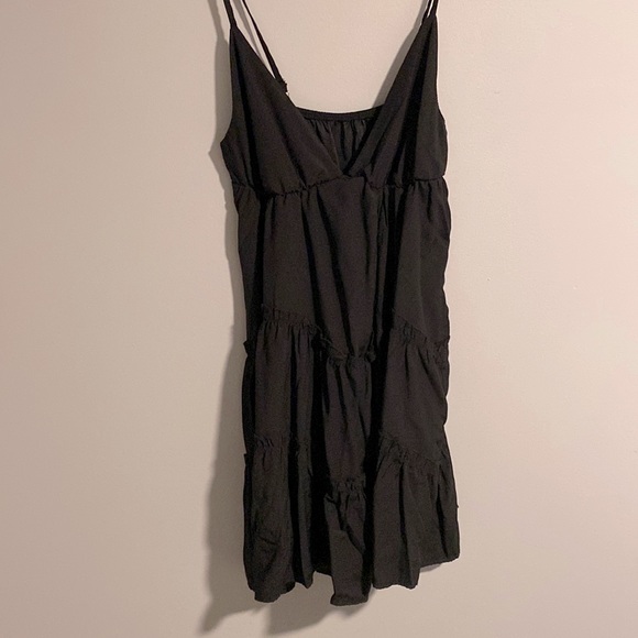 Black Ruffled Dress - Picture 3 of 6